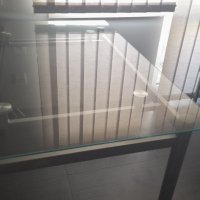 Стъклена кухненска маса 100х60, снимка 2 - Маси - 42715910
