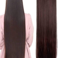 Качествена дълга коса цял екстейшани , снимка 1 - Аксесоари за коса - 44728444