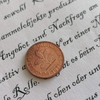 Монета - Германия - 1 пфениг | 1971г.; серия D, снимка 2 - Нумизматика и бонистика - 37748032