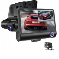Видеорегистратор Amio HD DVR VIDEO CAR DVR с двойна камера и Камера за задно виждане, снимка 2 - Аксесоари и консумативи - 32142209