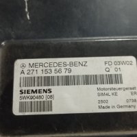 Компютър двигател A 271 153 56 79 - Mercedes CLK 200 1.8-163к.с - 140лв, снимка 2 - Части - 39465681