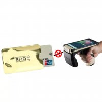 Различни цветове RFID протектор за безконтактни карти Защита карти документи , снимка 6 - Портфейли, портмонета - 29165911