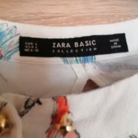 Zara бяла риза на птици, снимка 6 - Ризи - 38010974