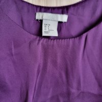 Лятна лилава блуза с къс ръкав , снимка 4 - Потници - 39568400