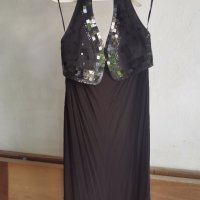 Черна рокля Mango с гол гръб , снимка 2 - Рокли - 38060325
