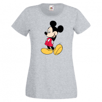 Дамска тениска Mickey Mouse 10 Подарък,Изненада Мини Маус,Микки Маус.Подарък,Изненада,, снимка 4 - Тениски - 36526667