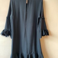 Черна рокля, снимка 2 - Рокли - 38014152