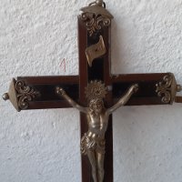 Стар кръст, религия, 4 бр, разпятие, снимка 3 - Антикварни и старинни предмети - 34872334