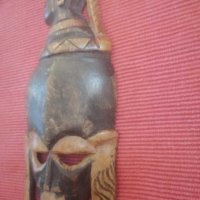 Дървена маска Египет. , снимка 5 - Колекции - 30618249