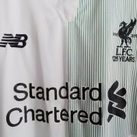 Liverpool оригинална юбилейна рядка тениска фланелка Ливърпул размер L 2017/2018 Away , снимка 3 - Тениски - 38443928
