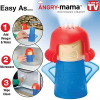 Уред за почистване на микровълнова фурна Angry Mama, снимка 8 - Други стоки за дома - 30898277