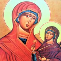 Икона на Света Анна icona Sveta Anna, различни изображения, снимка 5 - Икони - 14992805