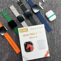 Комплект Smart часовник + TWS слушалки W26 Pro Max ULTRA, снимка 12 - Смарт часовници - 42318661