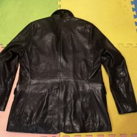 Дизайнерско мъжко кожено яке,сако,блейзър Л размер, снимка 8 - Сака - 30520065