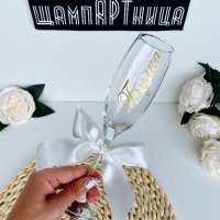 Персонализирани чаши за моминско парти ⚜️ 𝐆𝐎𝐋𝐃 ⚜️, снимка 3 - Подаръци за сватба - 42061839
