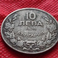 Монета 10 лева 1930г. Царство България за колекция - 24951, снимка 3 - Нумизматика и бонистика - 35177874