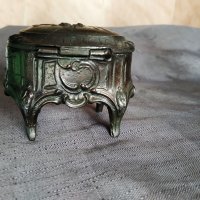 метална кутийка за бижута арт деко, снимка 4 - Антикварни и старинни предмети - 30235081