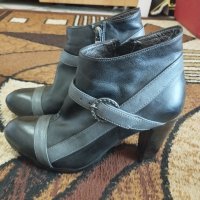 Дамски боти от естествена кожа, снимка 4 - Дамски обувки на ток - 37292052