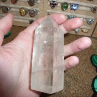 Планински кристал обелиск 278гр., снимка 5 - Други ценни предмети - 42779002