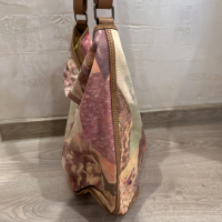 DIESEL чанта плат и естествена кожа, снимка 4 - Чанти - 44636625