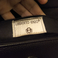 umberto enzo естествена кожена чанта , снимка 6 - Чанти - 44658753