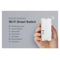 SONOFF BASIC R3 WiFi DIY интернет ключ/прекъсвач, снимка 3 - Друга електроника - 44781198