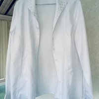 Прекрасна бяла риза/блуза ENJOY LIFE, снимка 2 - Ризи - 40685102