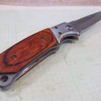 Нож сгъваем полуавтоматичен с калъф, снимка 6 - Ножове - 30923656