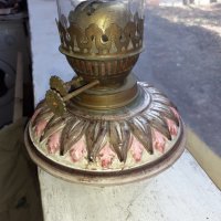 Стара газена лампа, снимка 3 - Антикварни и старинни предмети - 39908507