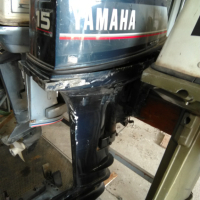 Продавам извънбордов д-л Yamaha 15HP, дълъг ботуш, за части, внос от Италия, снимка 2 - Части - 44513218