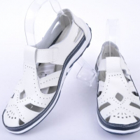 НОВО! Дамски сандали от естествена кожа, снимка 2 - Сандали - 36537242