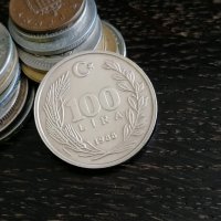 Монета - Турция - 100 лири | 1988г., снимка 1 - Нумизматика и бонистика - 29917758
