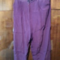 Панталон с широки крачоли лилав цвят, снимка 2 - Панталони - 30221335