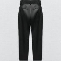 Нов кожен панталон Zara, размер M/L, снимка 6 - Панталони - 39920617
