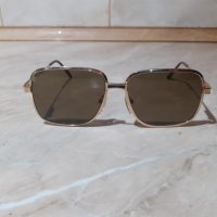 Луксозни слънчеви очила с дебела позлатена рамка, снимка 3 - Антикварни и старинни предмети - 37587681