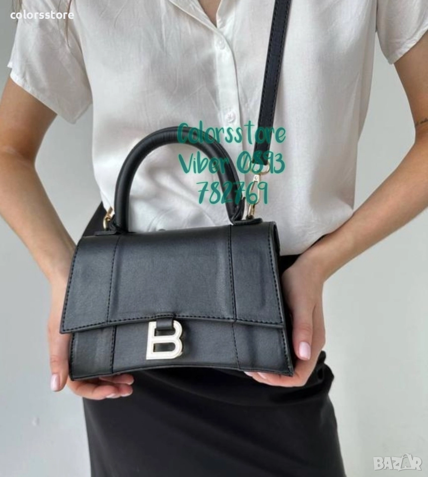 Черна чанта Balenciaga/SG105m, снимка 1