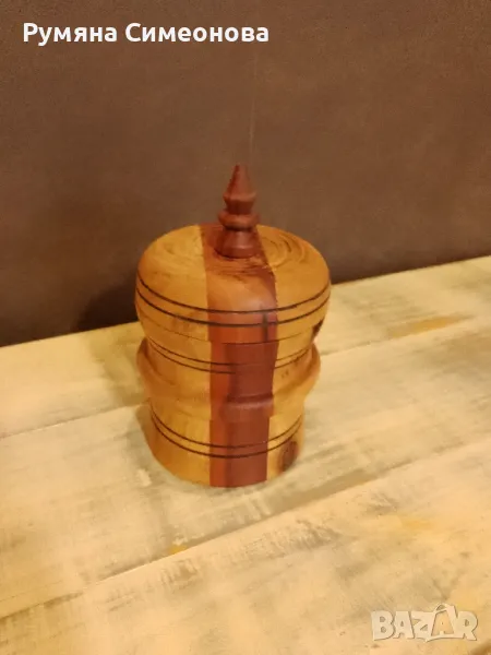 Декоративна дървена кутийка , снимка 1