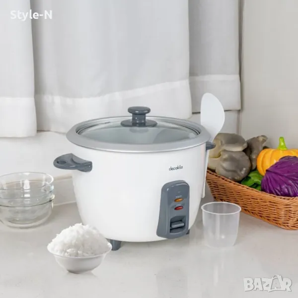 Уред за приготвяне на ориз и зеленчуци DECAKILA KEER007W, 500 W, 1.5 L, снимка 1