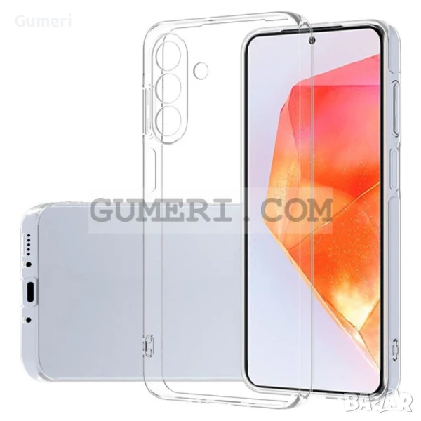 Samsung Galaxy A26 Силиконов Гръб Със Защита За Задната Камера - Прозрачен, снимка 1