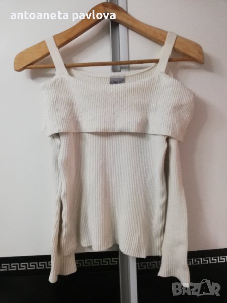 Блузка с голи рамене, снимка 1