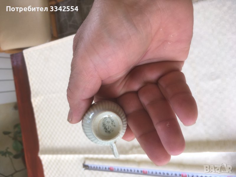 ПОРЦЕЛАН ЧАША ЧАШКА ЗА ГРЕЯНА РАКИЯ БЪЛГАРИЯ, снимка 1