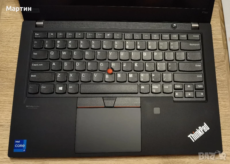 Продавам Lenovo Thinkpad P14s Gen 2/32GB/1TB/Nvidia T500 - Нов, снимка 1