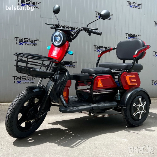 Триместна електрическа триколка TS 350-7-OFFROAD 2000W 25Ah Нов модел с повишена мощност подходяща з, снимка 1