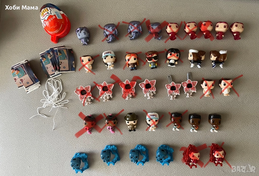 Kinder Joy Stranger Things играчки от шоколадови яйца 2025, снимка 1