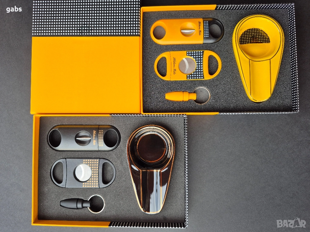 Луксозен комплект за пури в подаръчна кутия,с лого, снимка 1