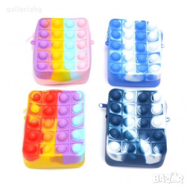 Портмоне с връзка - Pop IT, снимка 1