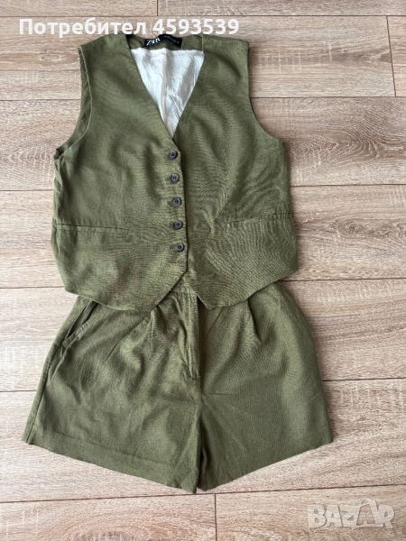 Комплект с елек и къси гащи, снимка 1