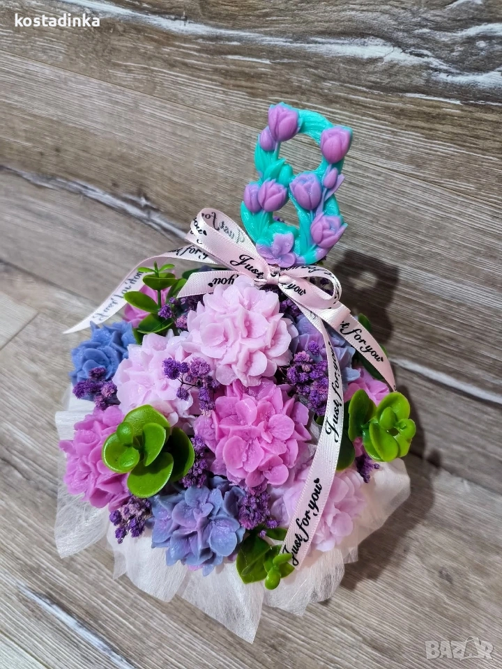Сапунен букет "8 март", снимка 1
