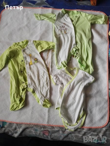 Лот бебешки дрехи, гащеризон, боди, 0-3 месеца, детски дрехи, снимка 1