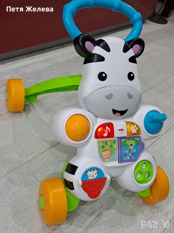 Музикална бебешка проходилка,, Зебра"/ Fisher Price, снимка 1